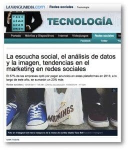 Artículo publicado en lavanguardia.com el 15/05/2014