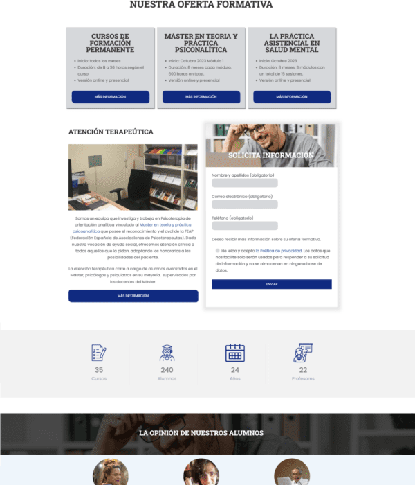 desarrollo web accep